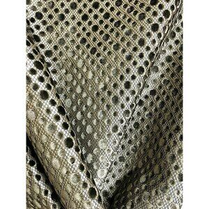 Designer Drape Curtain1 Panel Velvet Dot Textured Frim Canvas Upholstery Fabric
